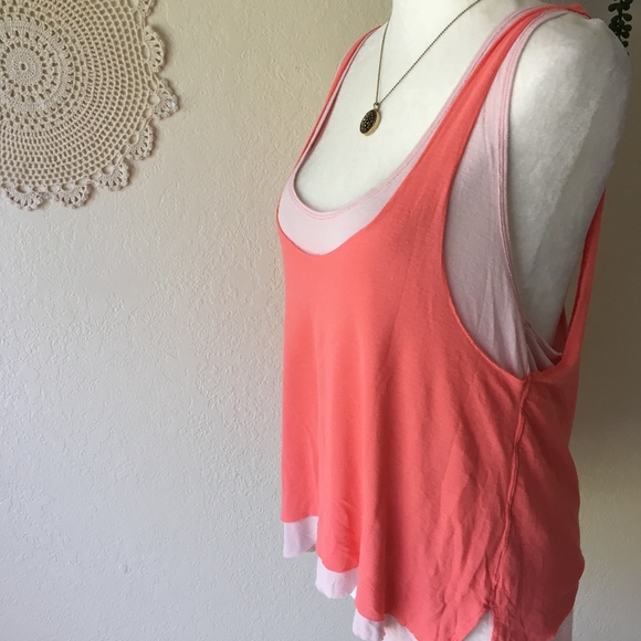 Free People Karmen double layer linen blend tank - Picture 3 of 8